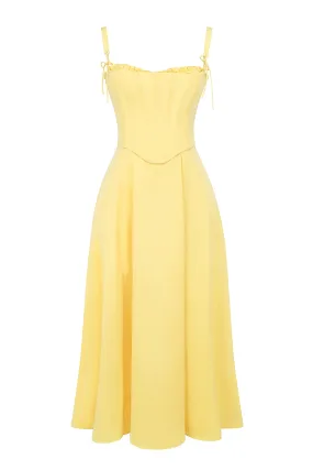 Zaya Sunshine Cotton Midi Sundress