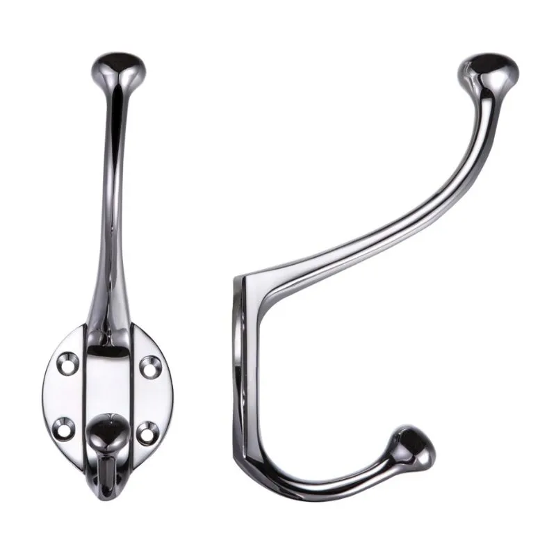 Zoo Hat and Coat Hook-Polished Chrome